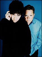 Johnny with Bernard Sumner